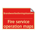 Brandweerbedieningskaarten - Fire service operation maps
