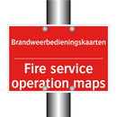 Brandweerbedieningskaarten - Fire service operation maps