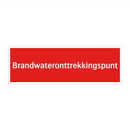 Brandwateronttrekkingspunt & Brandwateronttrekkingspunt & Brandwateronttrekkingspunt