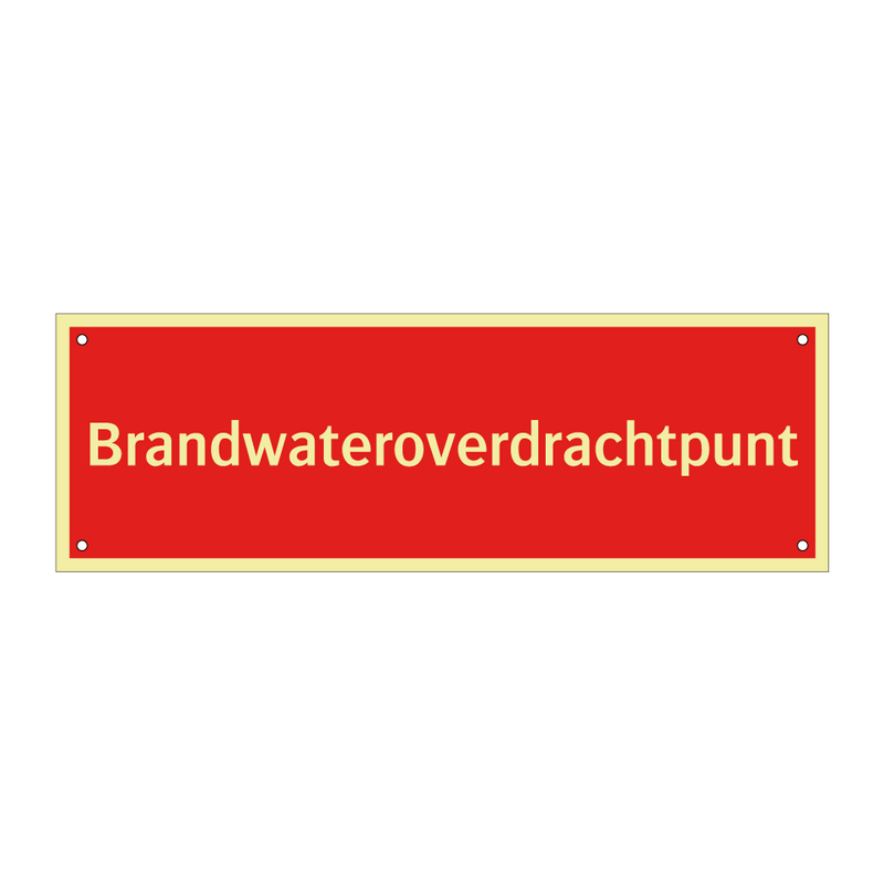 Brandwateroverdrachtpunt & Brandwateroverdrachtpunt & Brandwateroverdrachtpunt