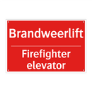 Brandweerlift - Firefighter elevator