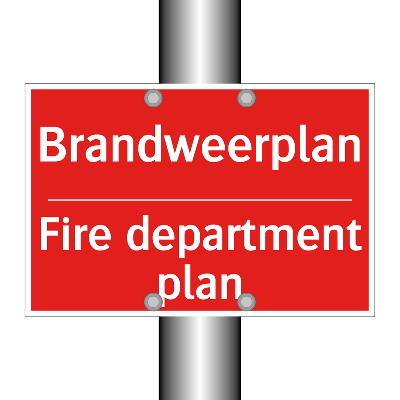 Brandweerplan - Fire department plan
