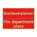 Brandweerplannen - Fire department plans