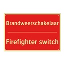 Brandweerschakelaar - Firefighter switch