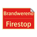 Brandwerend - Firestop