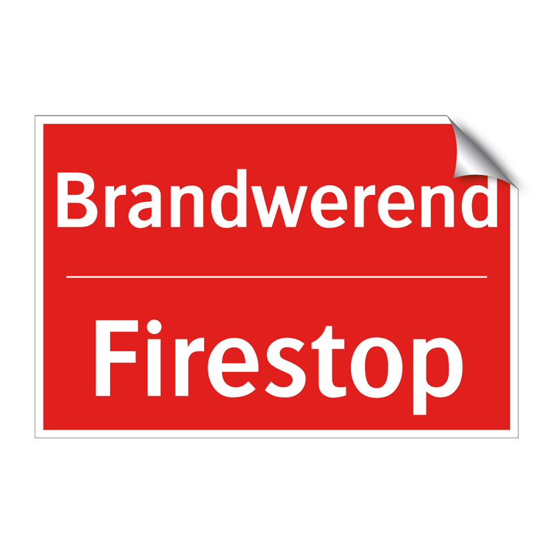 Brandwerend - Firestop
