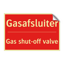 Gasafsluiter - Gas shut-off valve