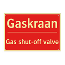 Gaskraan - Gas shut-off valve