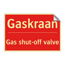 Gaskraan - Gas shut-off valve
