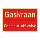 Gaskraan - Gas shut-off valve