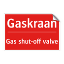 Gaskraan - Gas shut-off valve