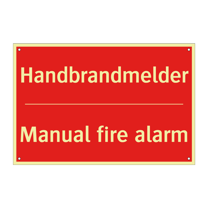 Handbrandmelder - Manual fire alarm