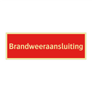 Brandweeraansluiting & Brandweeraansluiting & Brandweeraansluiting & Brandweeraansluiting