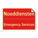 Nooddiensten - Emergency Services