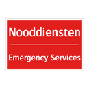 Nooddiensten - Emergency Services