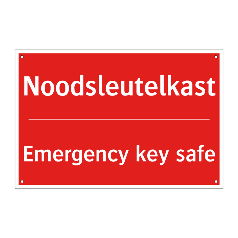 Noodsleutelkast - Emergency key safe