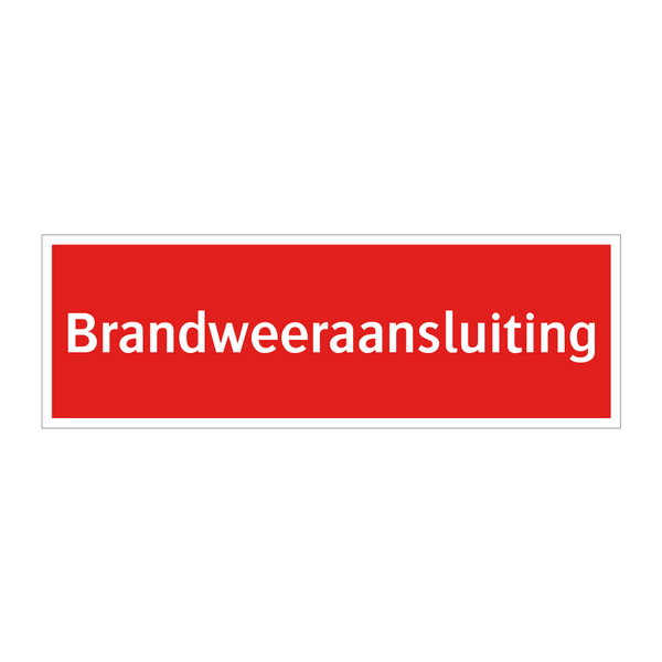 Brandweeraansluiting & Brandweeraansluiting & Brandweeraansluiting & Brandweeraansluiting