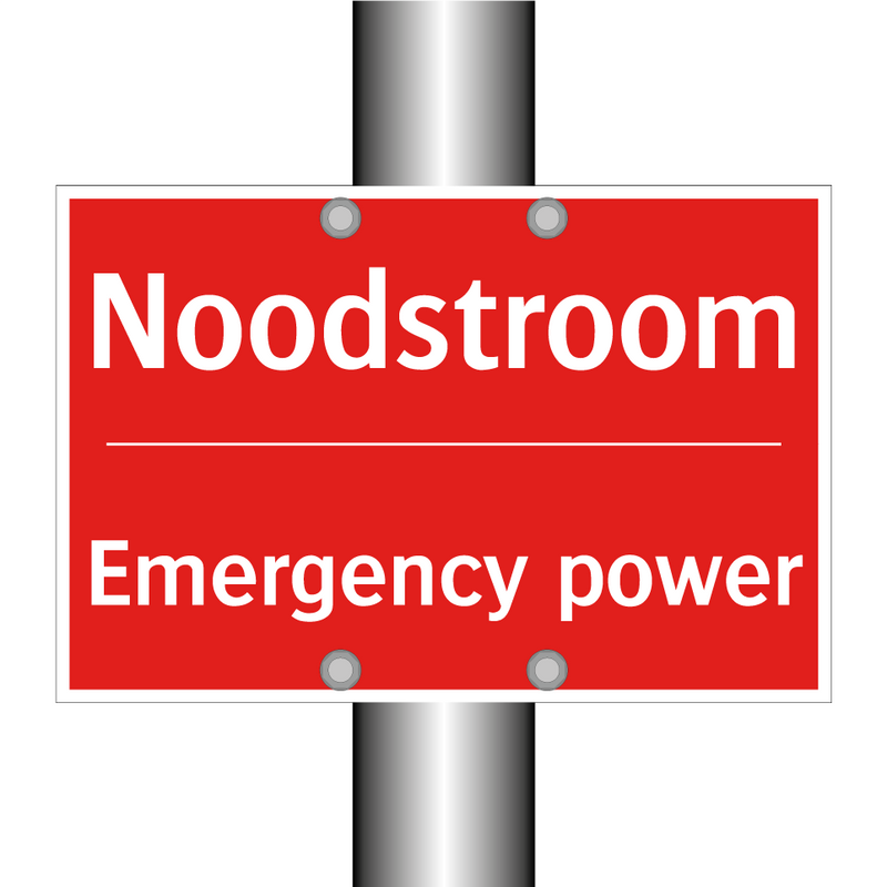 Noodstroom - Emergency power