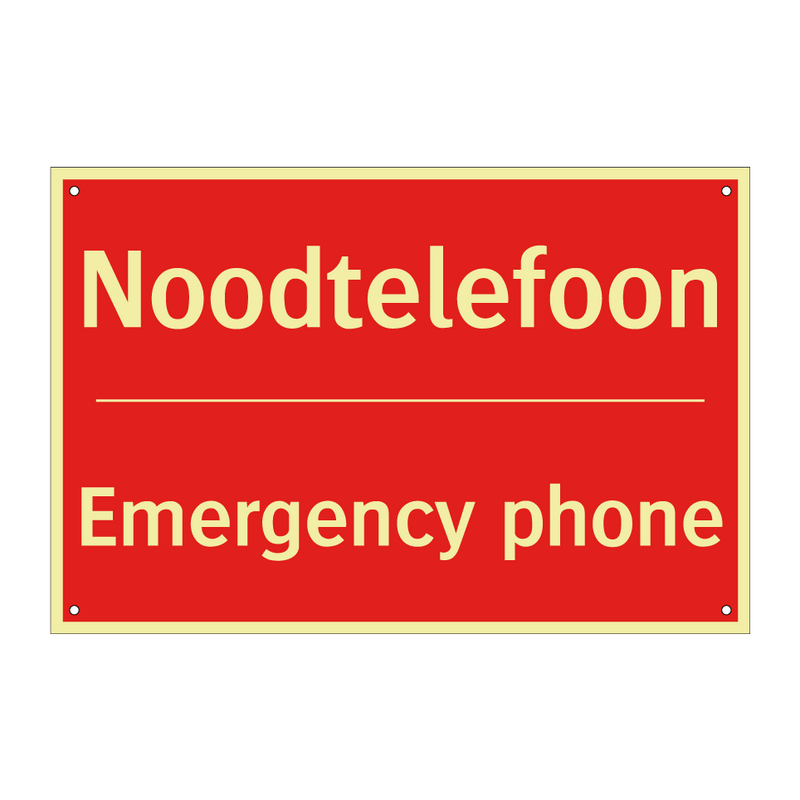 Noodtelefoon - Emergency phone