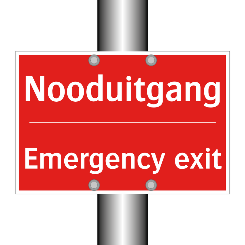Nooduitgang - Emergency exit