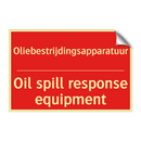 Oliebestrijdingsapparatuur - Oil spill response equipment