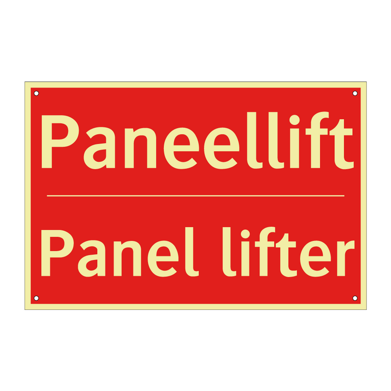 Paneellift - Panel lifter