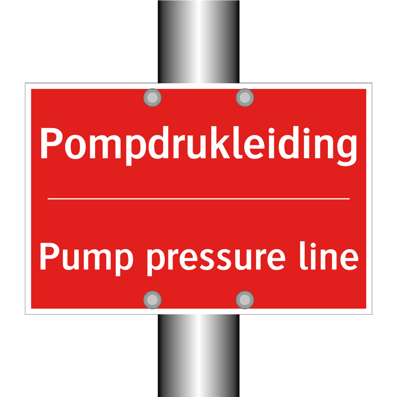 Pompdrukleiding - Pump pressure line