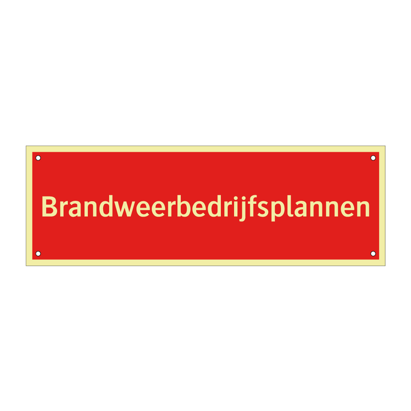 Brandweerbedrijfsplannen & Brandweerbedrijfsplannen & Brandweerbedrijfsplannen