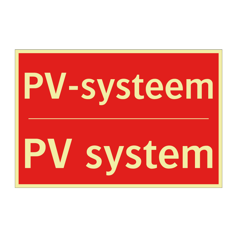 PV-systeem - PV system