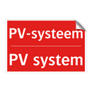 PV-systeem - PV system