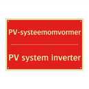 PV-systeemomvormer - PV system inverter