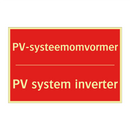 PV-systeemomvormer - PV system inverter