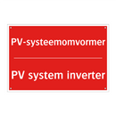 PV-systeemomvormer - PV system inverter