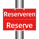Reserveren - Reserve