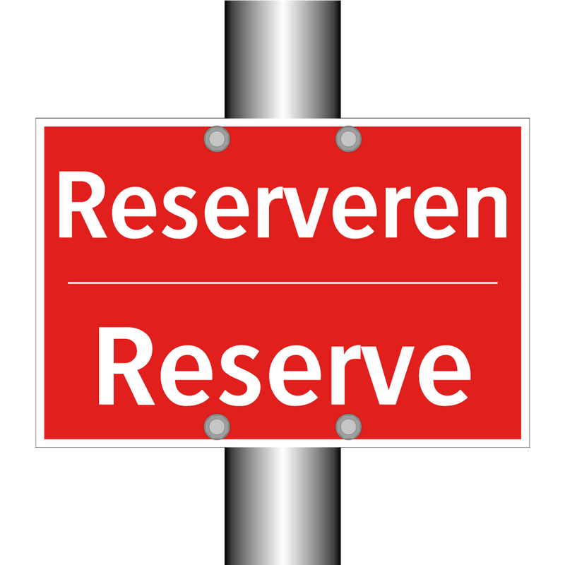 Reserveren - Reserve