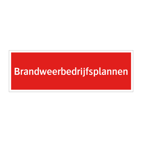 Brandweerbedrijfsplannen & Brandweerbedrijfsplannen & Brandweerbedrijfsplannen