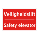 Veiligheidslift - Safety elevator