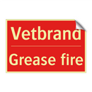 Vetbrand - Grease fire