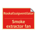 Rookafzuigventilator - Smoke extractor fan