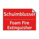 Schuimblusser - Foam Fire Extinguisher