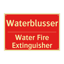 Waterblusser - Water Fire Extinguisher
