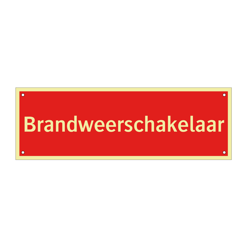 Brandweerschakelaar & Brandweerschakelaar & Brandweerschakelaar & Brandweerschakelaar