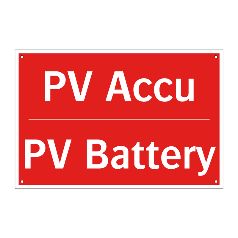 PV Accu - PV Battery