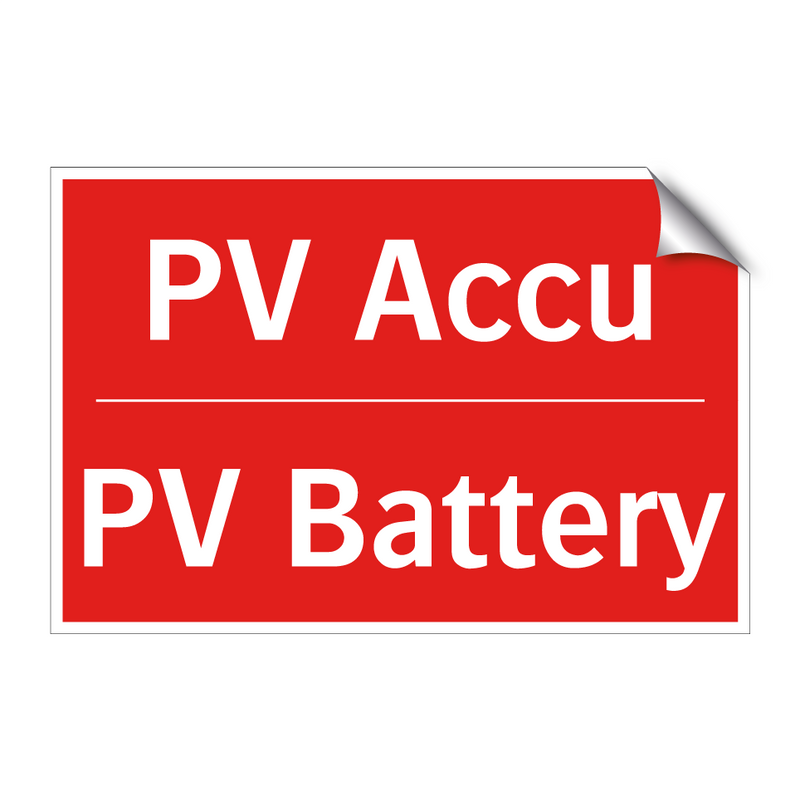 PV Accu - PV Battery