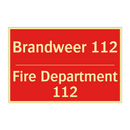 Brandweer 112 - Fire Department 112
