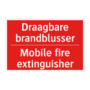 Draagbare brandblusser - Mobile fire extinguisher