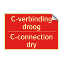 C-verbinding droog - C-connection dry