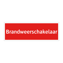 Brandweerschakelaar & Brandweerschakelaar & Brandweerschakelaar & Brandweerschakelaar