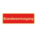 Brandweertoegang & Brandweertoegang & Brandweertoegang & Brandweertoegang