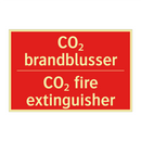 CO₂ brandblusser - CO₂ fire extinguisher